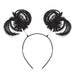 A ponytail pair of bouncy head-boppers on springs. Sold as a single piece.