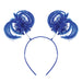 A ponytail pair of bouncy head-boppers on springs. Sold as a single piece.