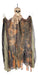 Full-length product photo of the 3 Ft. Hanging Pumpkin Man Burlap Head, shown against a plain white background. A Halloween decoration.