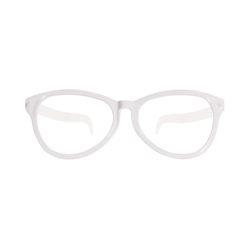 Jumbo Glasses - White | 1ct