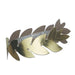 A foil party decoration featuring a roman laurel wreath design. Sold as a single piece.