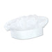 A paper chef's costume hat. Sold as a single piece.