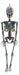 Full-length product photo of the 16" Iridescent Skeleton, shown against a plain white background. A Halloween decoration.