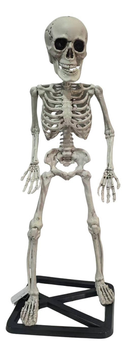 Full-length product photo of the 21" Standing Skeleton, shown against a plain white background. A Halloween decoration.