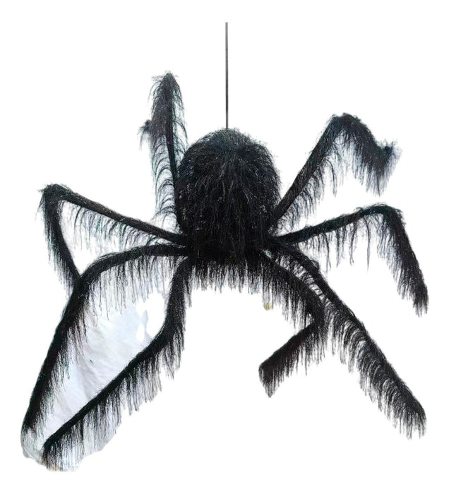 Full-length product photo of the Black Spider with Vibration Function, shown against a plain white background. A Halloween decoration.