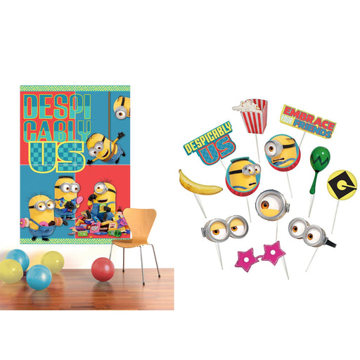 Despicable Me Backdrop w/Props | 1kit