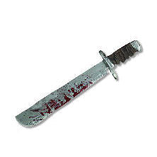 Jason Deluxe Mchte shown against a plain white background — a Halloween costume accessory.