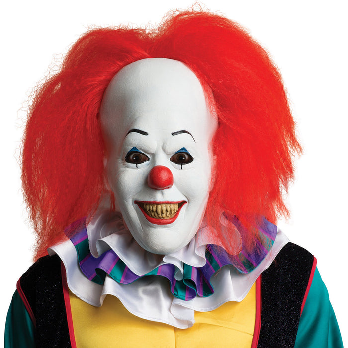 Pennywise Ovrhd Latex Mask shown against a plain white background — a Halloween costume accessory.