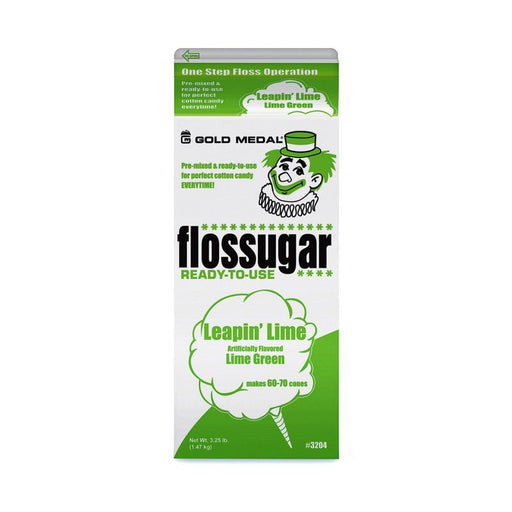 Leapin' Lime Floss Sugar | 3.25 lbs