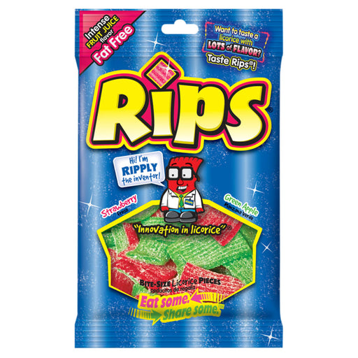 Rips Strawberry Green Apple 4 oz Peg Bag | 1ct
