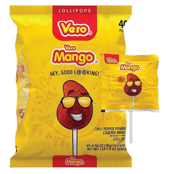 Vero Mango Paleta con Chile 40 pcs | 1 ct