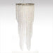 Product photo of Crystal Iridescent Diamond Cut Chandelier Long Three Layered — a Portofino party product shown on a plain background.