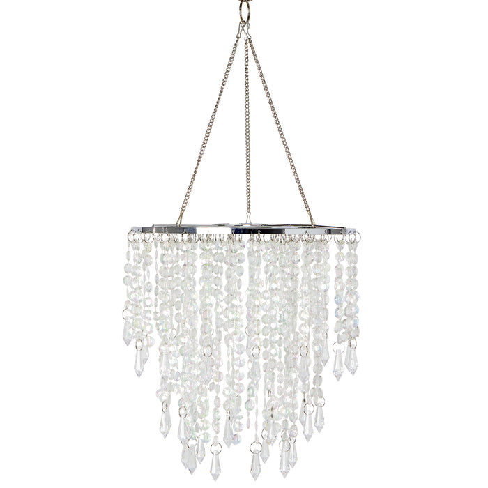 Product photo of Crystal Iridescent Chandelier — a Portofino party product shown on a plain background.
