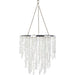 Product photo of Crystal Iridescent Chandelier — a Portofino party product shown on a plain background.