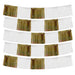 Product photo of Metallic Fringe Banner 60" - Gold — a Portofino party product shown on a plain background.