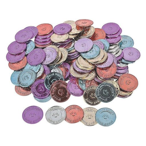 Being Good Plastic Coins 1.25" | 144ct