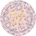9in Plate Foil Pink Diamond Bachelorette - Party Supplies