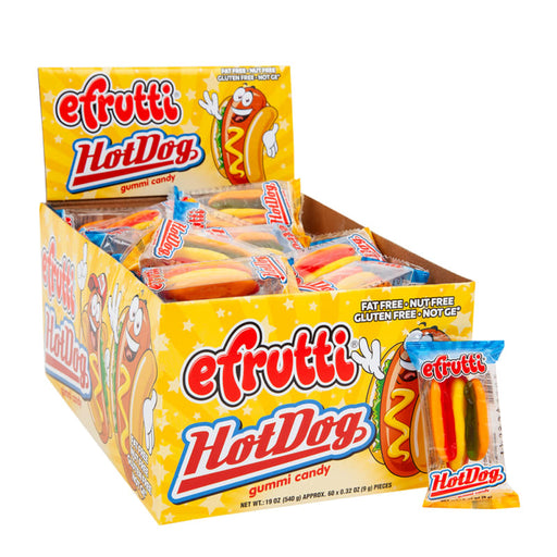 Efrutti Mini Gummi Hot Dog 0.32 oz | 1ct