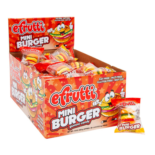 Single Efrutti Gummi Mini Burger 0.32 oz | 1ct