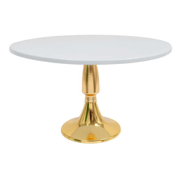 Product photo of Metal Round Cake Stand 11¾" — a Portofino party product shown on a plain background.