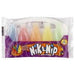 Pack of five colorful Nik-L-Nip mini drink bottles in rainbow colors including purple, blue, green, yellow, orange, and pink arranged in a clear plastic package.