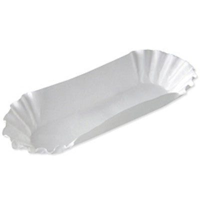 Hot Dog Paper Trays White | 50ct