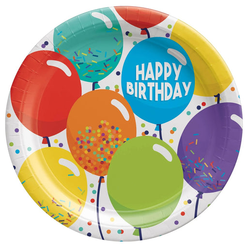 Birthday Celebration Round Plates 7" | 60 ct
