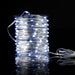 Product photo of LED String Lights 100 LEDs - White — a Portofino party product shown on a plain background.