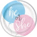 7in Plate Gender Reveal Party
