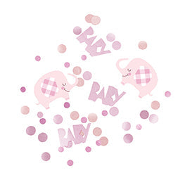 Pink Floral Elephant Confetti | 1ct