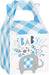 Favor Box Blue Floral Elephant - Party Supplies