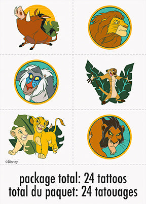 Lion King Tattoos | 24ct