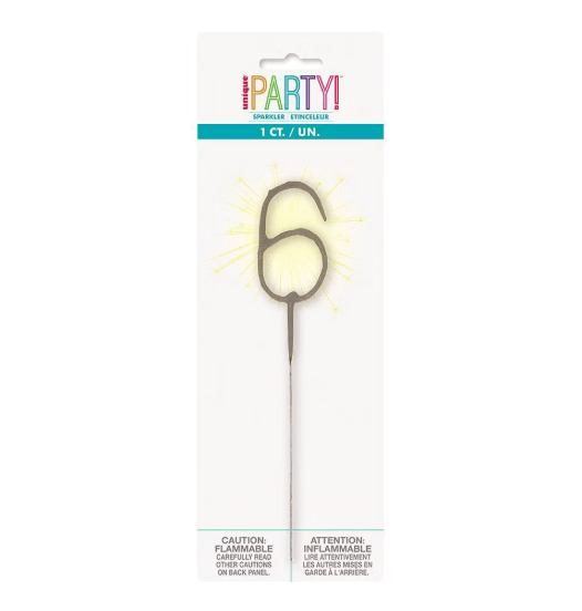 7in Sparkler 6 - Party Supplies