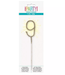 Gold wire sparkler cake topper shaped like the number 9 with radiating yellow light rays, packaged in a cardboard sleeve labeled Party.