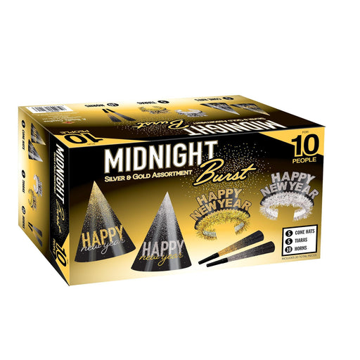 New Year's Midnight Burst Party Pack Kit | 10 people