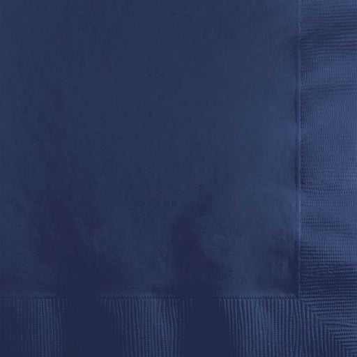Navy Beverage Napkins | 50ct
