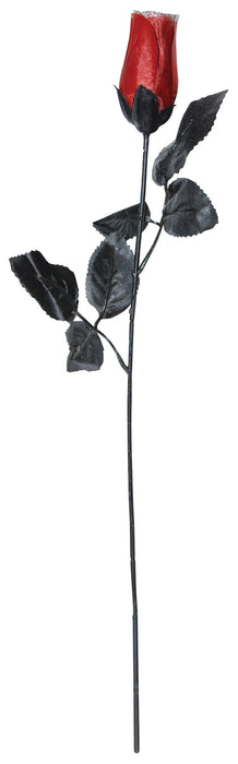 Full-length product photo of the 17" Rd Rose Glitter, shown against a plain white background. A Halloween decoration.
