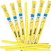 Laffy Taffy Ropes Banana: chewy candy ropes, yellow in color. Individually wrapped, 24-count size.