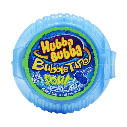Hubba Bubba Sour Blue Raspberry Tape Gum | 1ct