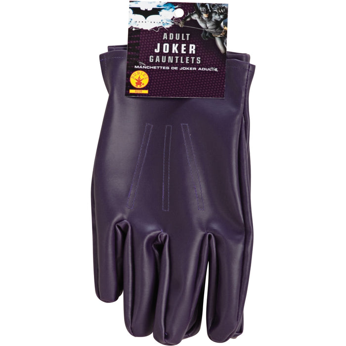 Adult the Joker Gloves shown against a plain white background — a Halloween costume accessory.