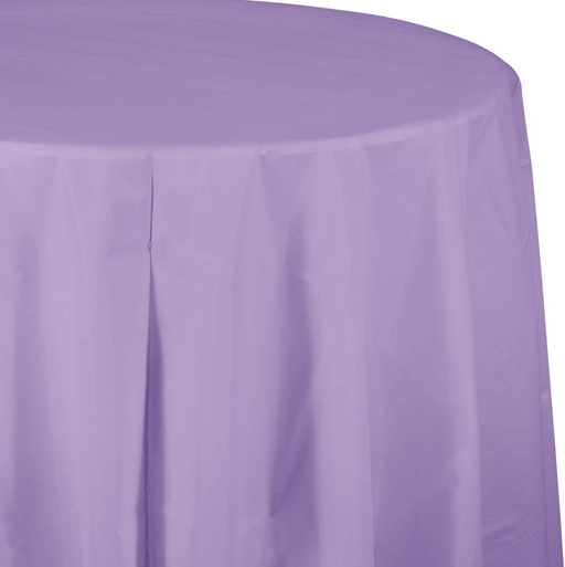 82in Round Luscious Lavender Octy Round Tablecover | 1ct