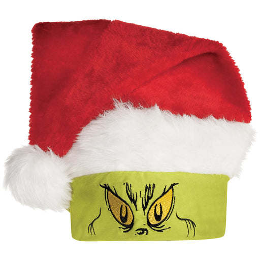 Grinch-Eyes Santa Hat