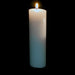 Product photo of Brite Wick Flat Top Pillar Candle 9" - White — a Portofino party product shown on a plain background.