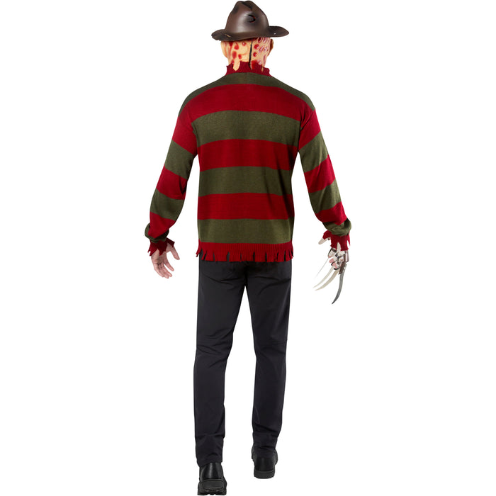 Freddy Krueger Sweater Deluxe shown against a plain white background — a Halloween costume accessory.