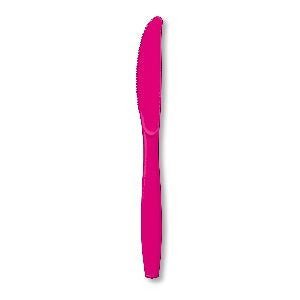 Magenta Plastic Knives | 24ct