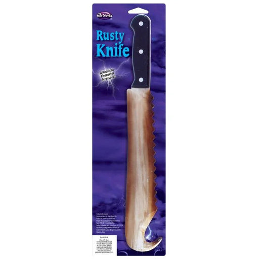 Rusty Serrated Hook Knife 15” | 1 ct