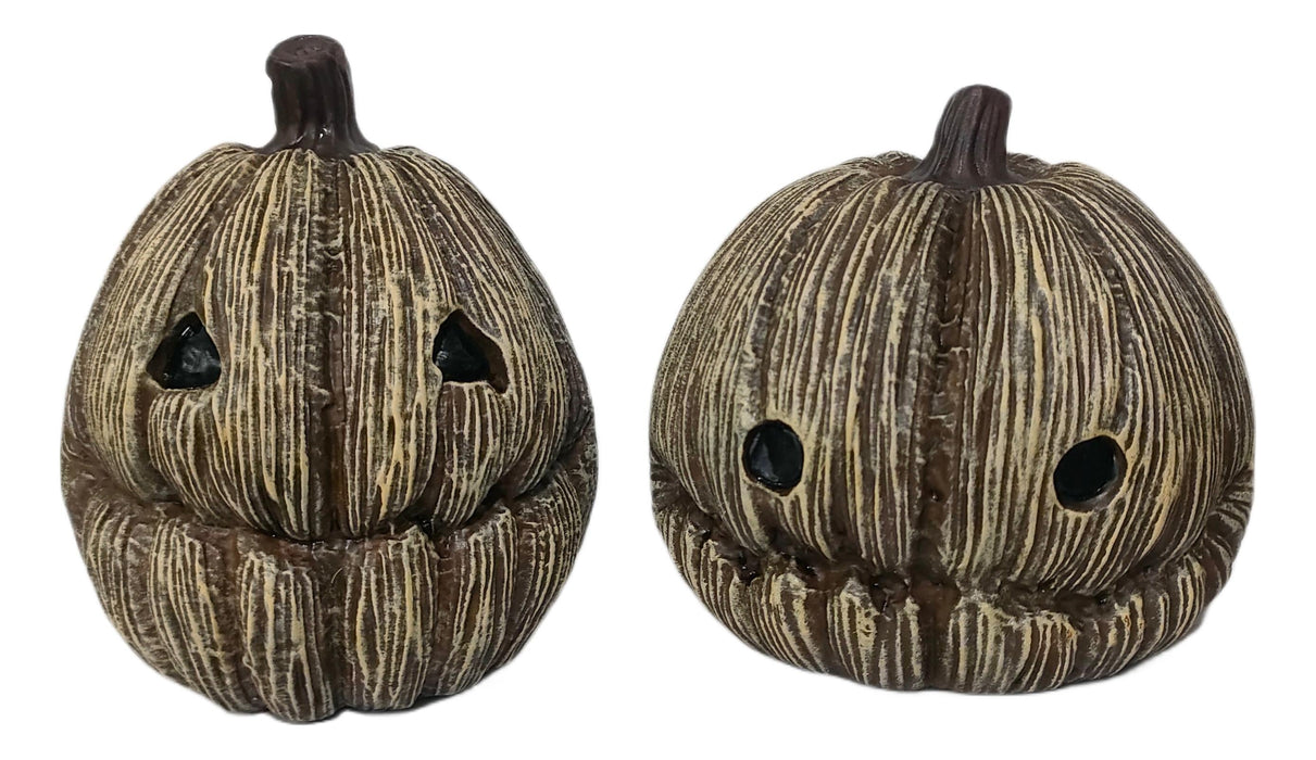 Full-length product photo of the Resin Pumpkin Head, shown against a plain white background. A Halloween decoration.