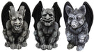 Full-length product photo of the Cement Gargoyle Asrt1, shown against a plain white background. A Halloween decoration.
