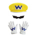 A Adult Super Mario Wario Costume Kit.