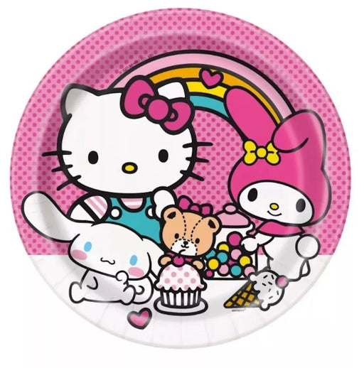 Hello Kitty and Friends Lunch Plates 9" | 8 ct